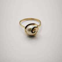 Vintage Women&#39;s Ring &quot;Beloved&quot; 585 Gold, Jewelry, Ideal Condition, Pearl... - $368.00