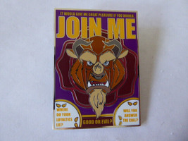 Disney Trading Pins Heroes vs Villains Beast Join Me Recruitment Poster - £25.54 GBP