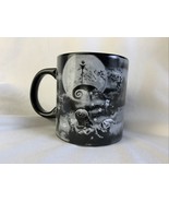 Disney Silver Buffalo Nightmare Before Christmas SPIRAL HILL JACK Black MUG - $40.72 CAD