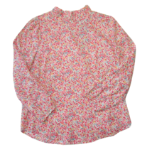 NWT J.Crew Long-sleeve Ruffleneck Top in Liberty® Phoebe Floral Blouse S - £48.79 GBP