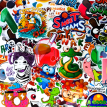 50 PCS Vivid Sticker Pack, Funny Children Stickers, Cartoon Anime Laptop Decals - £10.79 GBP