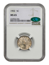 1902 5C NGC/CAC MS65 - $534.71