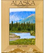 Alaska The Last Frontier Est. 1959 Laser Engraved Picture Frame Portrait... - $30.99