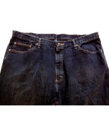  Men&#39;s Wranglers Jeans Dark Wash Straight Leg Size 40 x 32 100% Cotton - $29.62 CAD