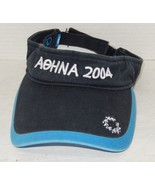 2004 Athens Olympics Adjustable Hat Cap Visor Tan Blue white - €21,45 EUR
