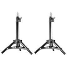 Neewer Mini Set of Two Aluminum Photography Back Light Stands with 32"/80cm Max  - £50.35 GBP