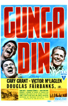 Cary Grant and Victor McLaglen and Douglas Fairbanks Jr. in Gunga Din 16x20 Canv - £55.29 GBP