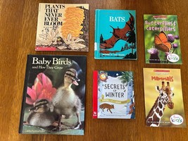 Mixed Lot of Nature BABY BIRDS Plants that Never Ever Bloom BATS Mammals Animal  - $10.39