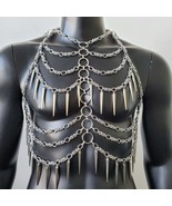 Rave Body Harness Chain,Chain Harness,Men Body Chain Harness,Chest Harness - $100.00