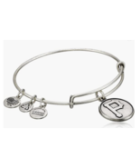 Alex and Ani PITTSBURGH PIRATE CAP LOGO Silver Finish New Charm Bangle B... - $88.11