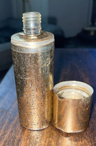 Vintage Caron Bellodgia NY Collectible Gold Tone Perfume 3oz Bottle Empt... - $16.82