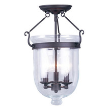 Livex 3 Light Ceiling Mount in Bronze - $8,289.67 MXN