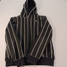 Abercrombie Kids Black Stripes Sweatshirt Boy&#39;s Hoodie Pullover Size 13/14 - €11,26 EUR