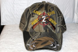 HUNTING LIVE TO HUNT RIFLE OUTDOOR HUNTER BASEBALL CAP ( CAMOUFLAGE ) - £8.92 GBP