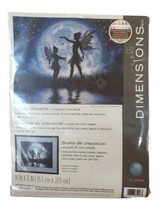 Dimensions Twilight Silhouette Counted Cross Stitch Fairies Elves Organizer - $17.62