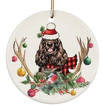 hdhshop24 Cute Cocker Spaniel Dog Love Christmas Ornament Gift Pine Tree... - £15.53 GBP