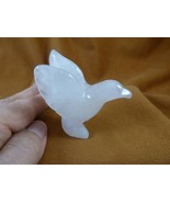 Y-BIR-HU-734) Pink rose quartz Hummingbird gemstone hummingbirds humming... - €19,92 EUR