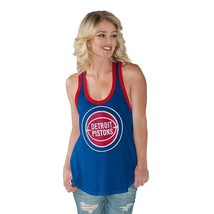 NBA Detroit Pistons Womens Power Play Color Block Tank Top, XL - £14.49 GBP