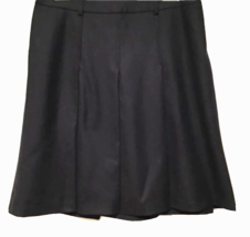Miu Miu Woman&#39;s A-Line Pleated Skirt Navy Wool Size US 8EU 44 - £55.96 GBP