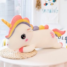 Rainbow Unicorn Plush Toys Giant Unicorn Stuffed Animal Toy Soft Horse Plush Dol - £17.11 GBP