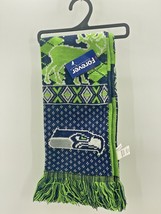 Forever Collectibles NFL Seattle Seahawks Knit Color Blend Scarf Christmas Theme - $14.83