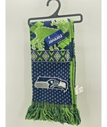 Forever Collectibles NFL Seattle Seahawks Knit Color Blend Scarf Christm... - £11.66 GBP