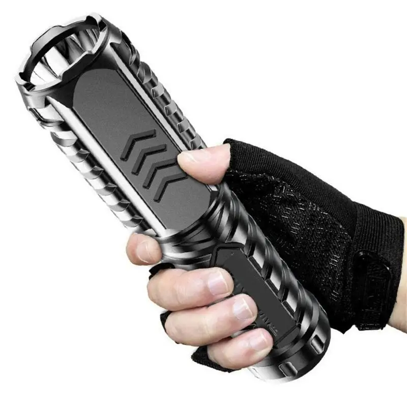 Powerful LED Flashlight USB Rechargeable Strong Light Flash Light Waterproof - £9.51 GBP+