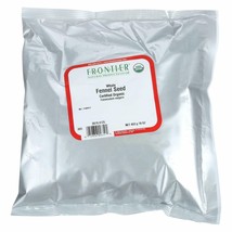 Frontier Co-op Fennel Seed Whole, Certified Organic, Kosher | 1 lb. Bulk Bag ... - £16.97 GBP