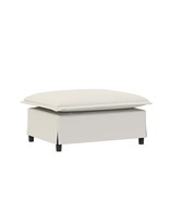 Wide Chenille Ottoman: Modular Sectional Sofa - $288.57 CAD