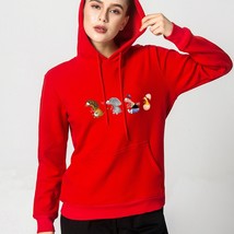 Hoodie Sweatshirts 2021 Autumn and Winter Small  Print Womens Jacket Shirt Casua - £55.85 GBP