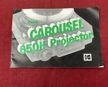 Kodak Carousel Slide Projector Owner Manual Model 650H 35mm - $7.43