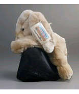 Vintage Animal Alley Toys R Us 14&quot; Weighted Tan  Bunny Rabbit Stuffed Pl... - €169,27 EUR