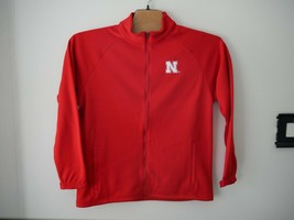 Crable NCAA Nebraska Cornhuskers Mens Full Zip Bonded Jacket Sz L NWT - $44.55