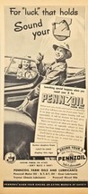 WWII-1944 Vintage Print Ad-PENNZOIL-Farm Oils and Lubricants-Powers Atta... - €9,65 EUR