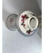 Vintage oil lamp Base only chimney Roses Gold - $12.99