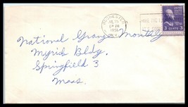 1951 US Cover - Rochester, New York to Springfield, Massachusetts K4  - $1.97