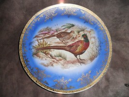 STROBEL &amp; WILK Bavaria Compatible with Antique Game Bird Plaque Platter 12&quot; - $71.53