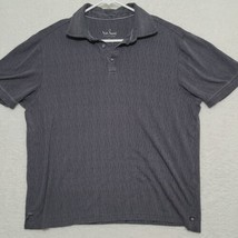 Nat Nast Mens Polo Shirt Size M Medium Luxury Original Gray Short Sleeve... - $15.87