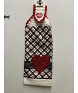 Plaid Hearts Hanging Towel - $65.38 MXN