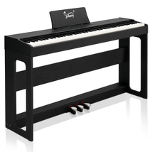 Glarry GDP-104 88 Keys Full Weighted Keyboards Digital Piano with Furnit... - £395.44 GBP