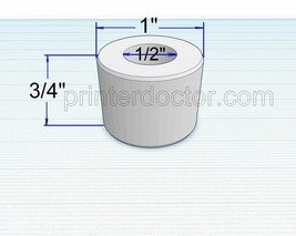 Reducing Nylon Bushing Adapter 1&quot; to 1/2&quot; for 3/4&quot; thick Bench Grinder W... - $6.36