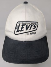 Vintage Levi&#39;s Snapback Baseball Cap Hat Y2K 90s Logo Men&#39;s 1850 - £22.80 GBP