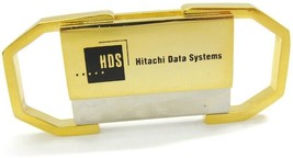 Hitachi Data Systems Double Clip Keychain Key Ring Chain Fob Hangtag Vin... - £23.70 GBP