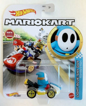 NEW Mattel GRN21 Hot Wheels 1:64 Mario Kart LIGHT-BLUE SHY GUY Standard ... - £10.20 GBP