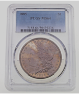 1885 Argent Morgan Dollar Classé Par PCGS Comme MS-64 Beau Tonification - $252.57 CAD