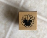PSX A-975 PANSY FLOWERS SINGLE BLOOM RUBBER STAMP - $11.88