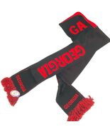New UGA Georgia Bulldogs Scarf Hooded Fringe DAWGS NCAA Collegiate POCKETS - $19.79