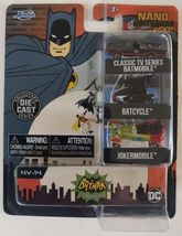 2 Jada 1966 Batman TV Series 3-PK Nano Hollywood Rides Die-Cast Vehicles 31988 image 2