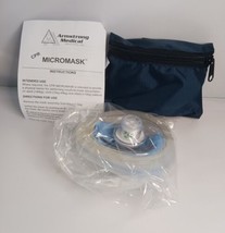 CPR MICROMASK Shield + One Way Valve with Pouch And Gloves w/case - £10.12 GBP