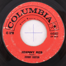 Johnny Horton – Johnny Reb / Sal&#39;s Got A Sugar Lip - 45 rpm Vinyl 7&quot; Single 1959 - £5.03 GBP